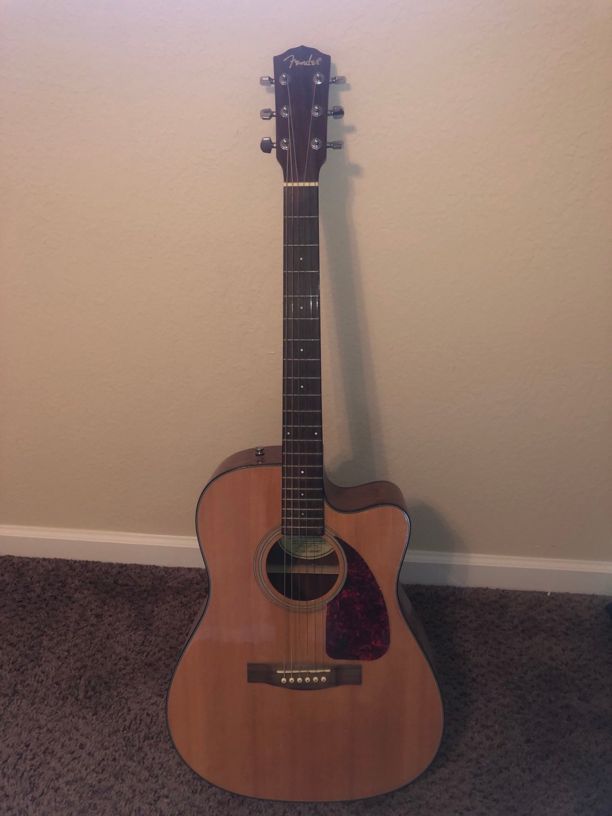 Fender acoustic electric guitar