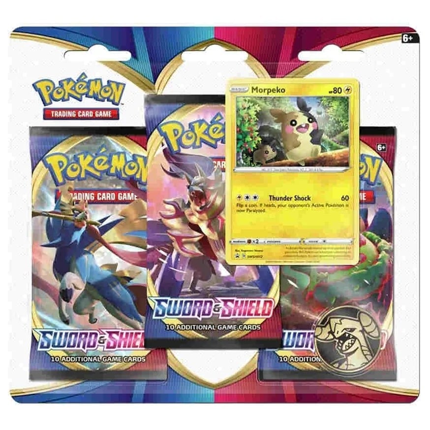 Sword & Shield 3 Pack Blister [Morpeko] - SWSH01: Sword & Shield Base Set (SWSH0