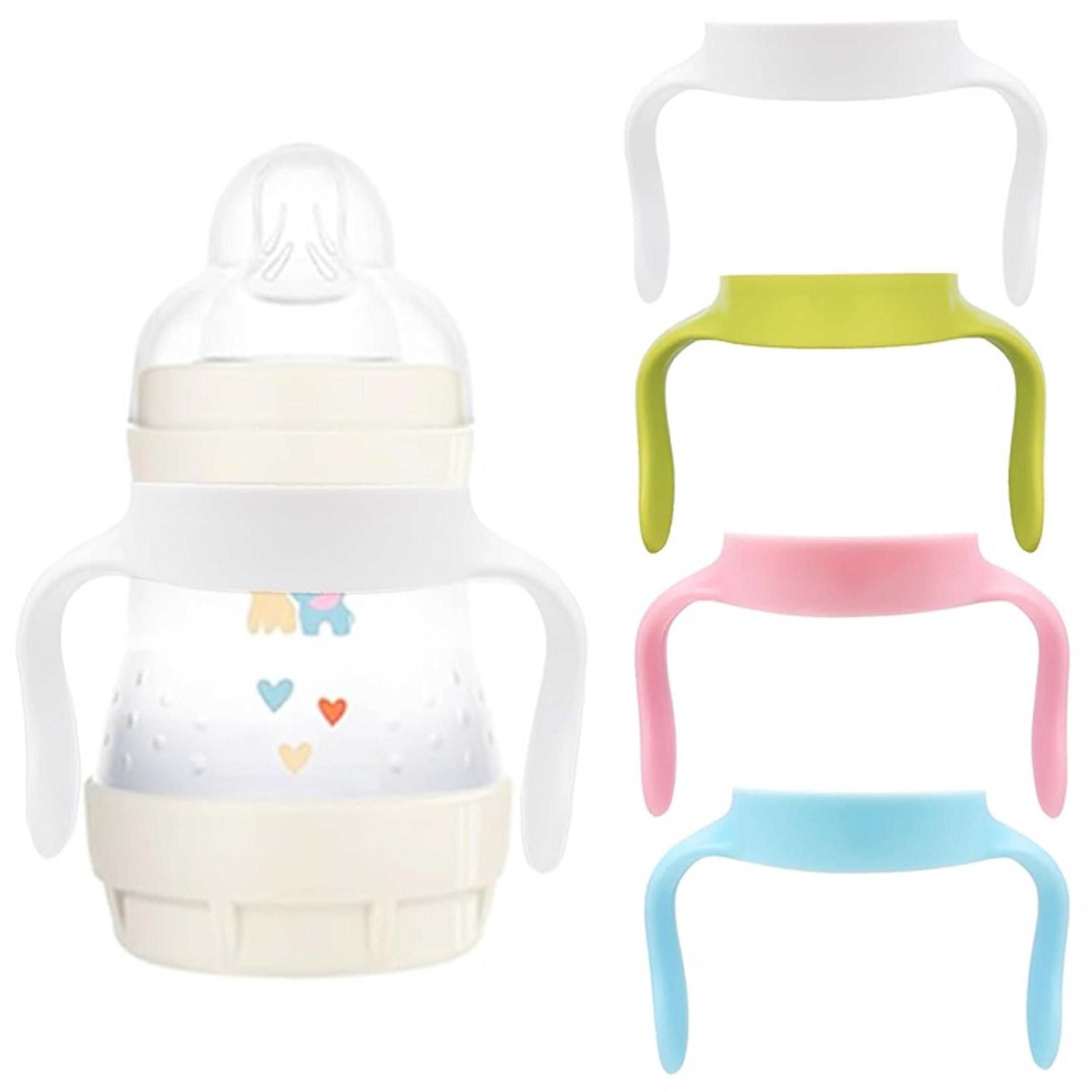 Baby Bottle Handles for MAM Bottles – Pack of 4 Feeding Bottle Holders