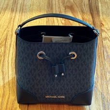 Michael Kors Mercer Small Logo Bucket Bag