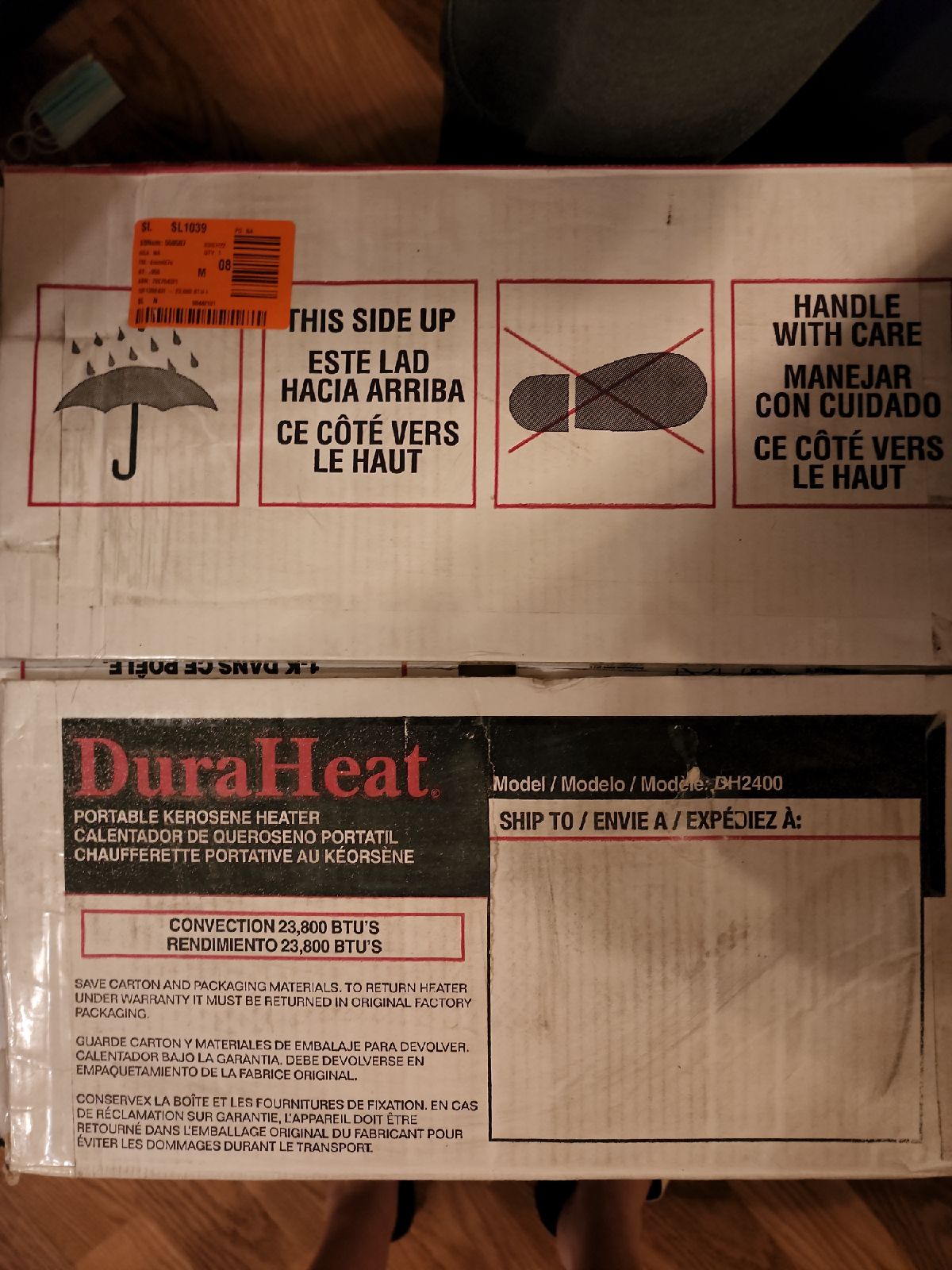 Indoor kerosene heater