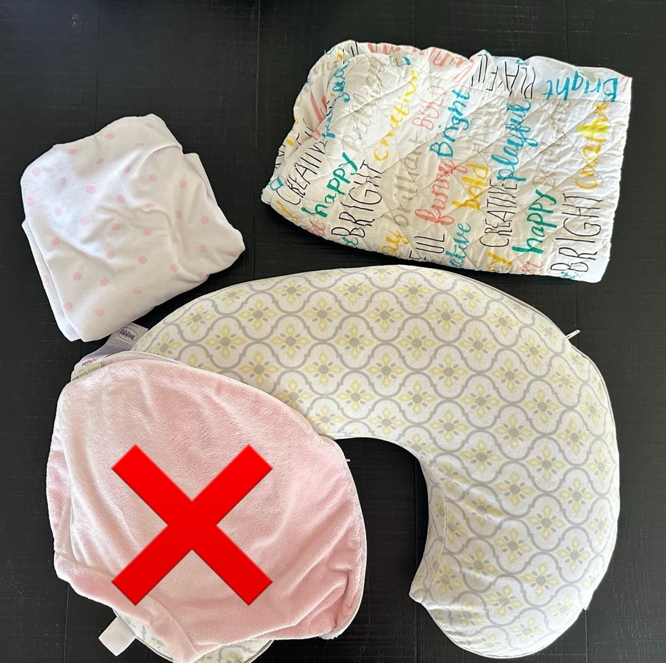 Pottery Barn Boppy & Changing Mat Cover Bundle