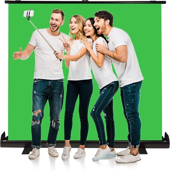 LUXBURG Professional Portable Green Backdrop