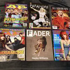 HAYLEY WILLIAMS PARAMORE 6 MAGAZINES LOT AP FADER COSMOPOLITAN FANS GUIDE L@@K!
