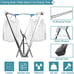 Foldable Portable Garment Rack with 20 Windproof Hooks -8sz9