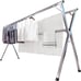 Foldable Portable Garment Rack with 20 Windproof Hooks -8sz9