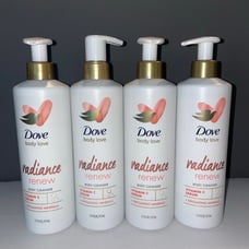 Dove Body Love Radiance Renew Body Cleanser 17.5 oz - 4 Bottles