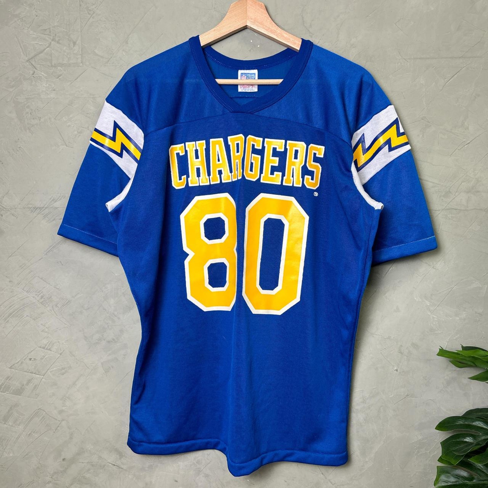 L Vintage 70s 80s Kellen Winslow San Diego Chargers NFL Football Jersey