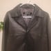 Prague Leather Jacket Men Size Large Black 100% Leather 2 Inside Pockets Lined.