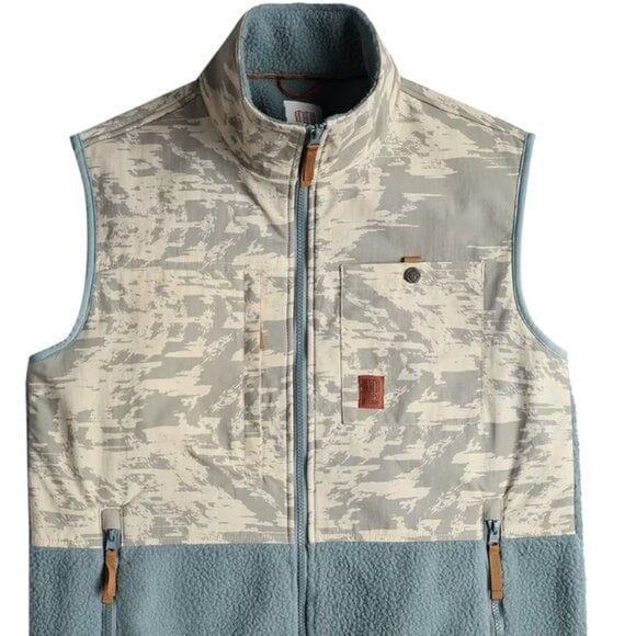NWT Men’s Topo Designs Fleece Vest – Medium