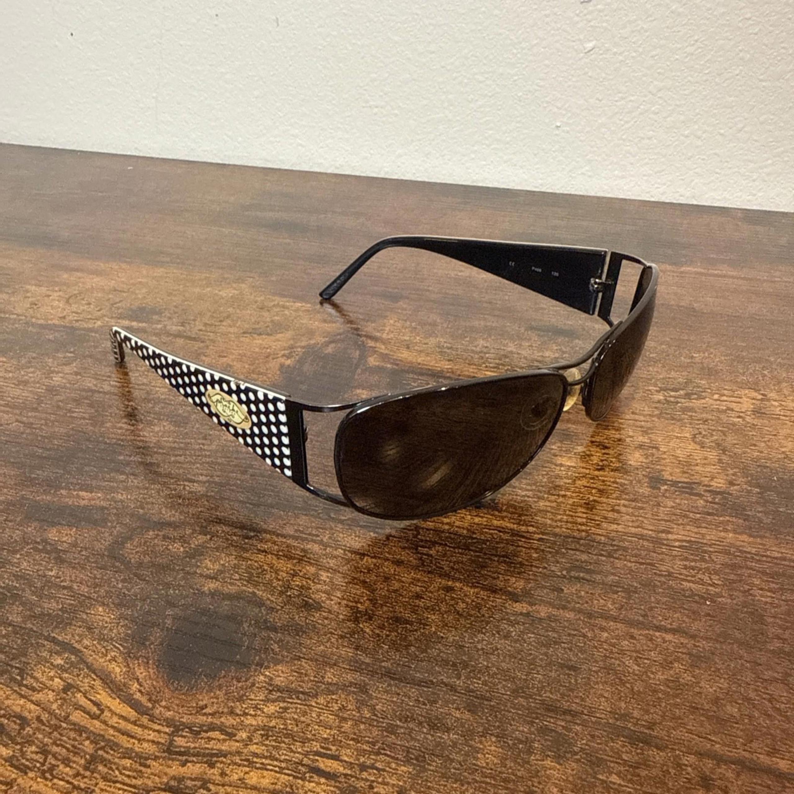 Phoebe Sunglasses P406 63-14-120 Black/White G537