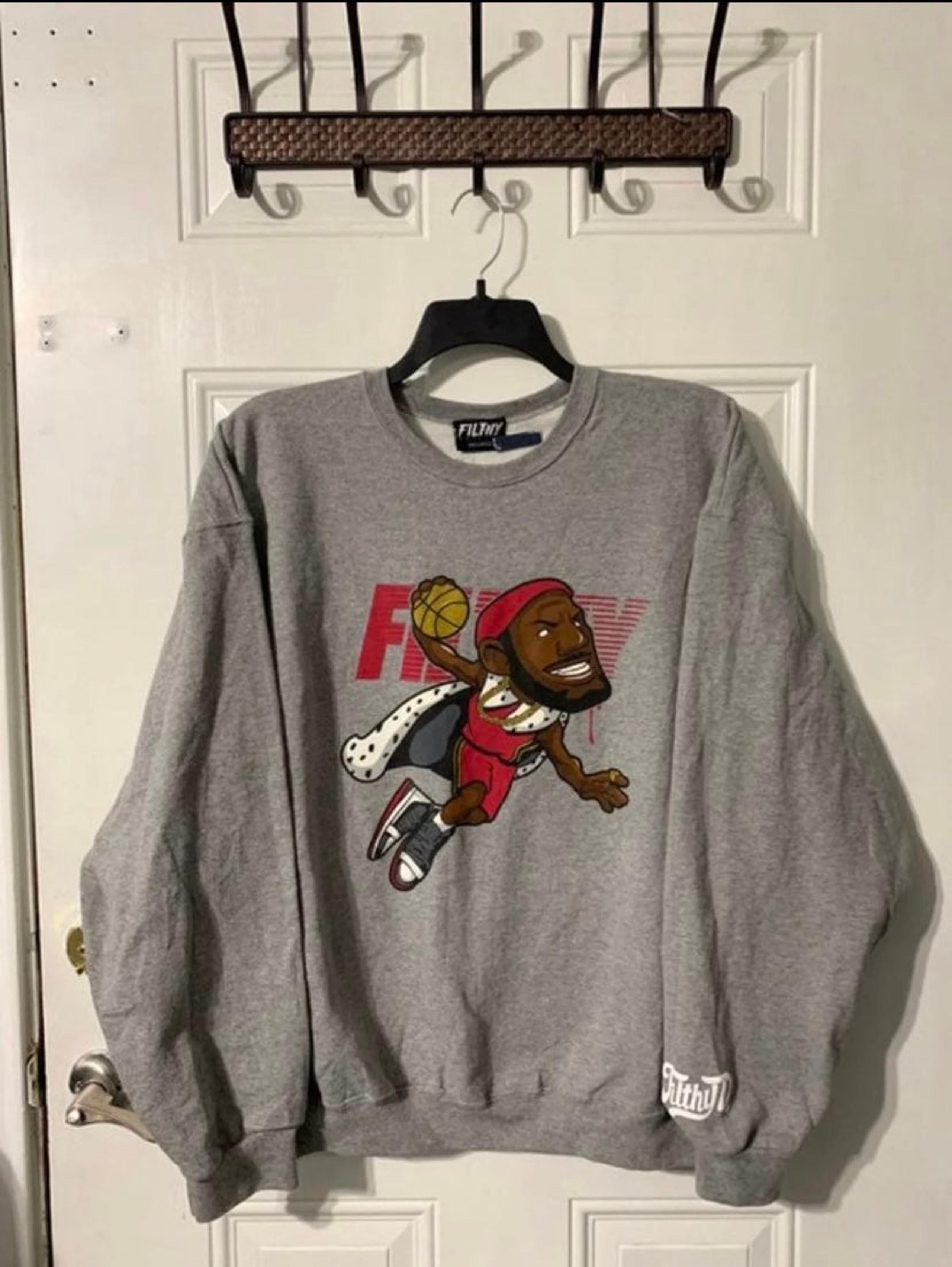 Filthy Lebron James Sweatshirt size XXL. - Filthy Dripped