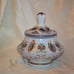 Czech Bohemian Blue Glass Candy Dish