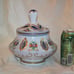 Czech Bohemian Blue Glass Candy Dish
