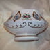Czech Bohemian Blue Glass Candy Dish