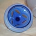 Czech Bohemian Blue Glass Candy Dish