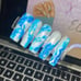Marble Press On Nails - 20 Piece Set