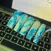 Marble Press On Nails - 20 Piece Set