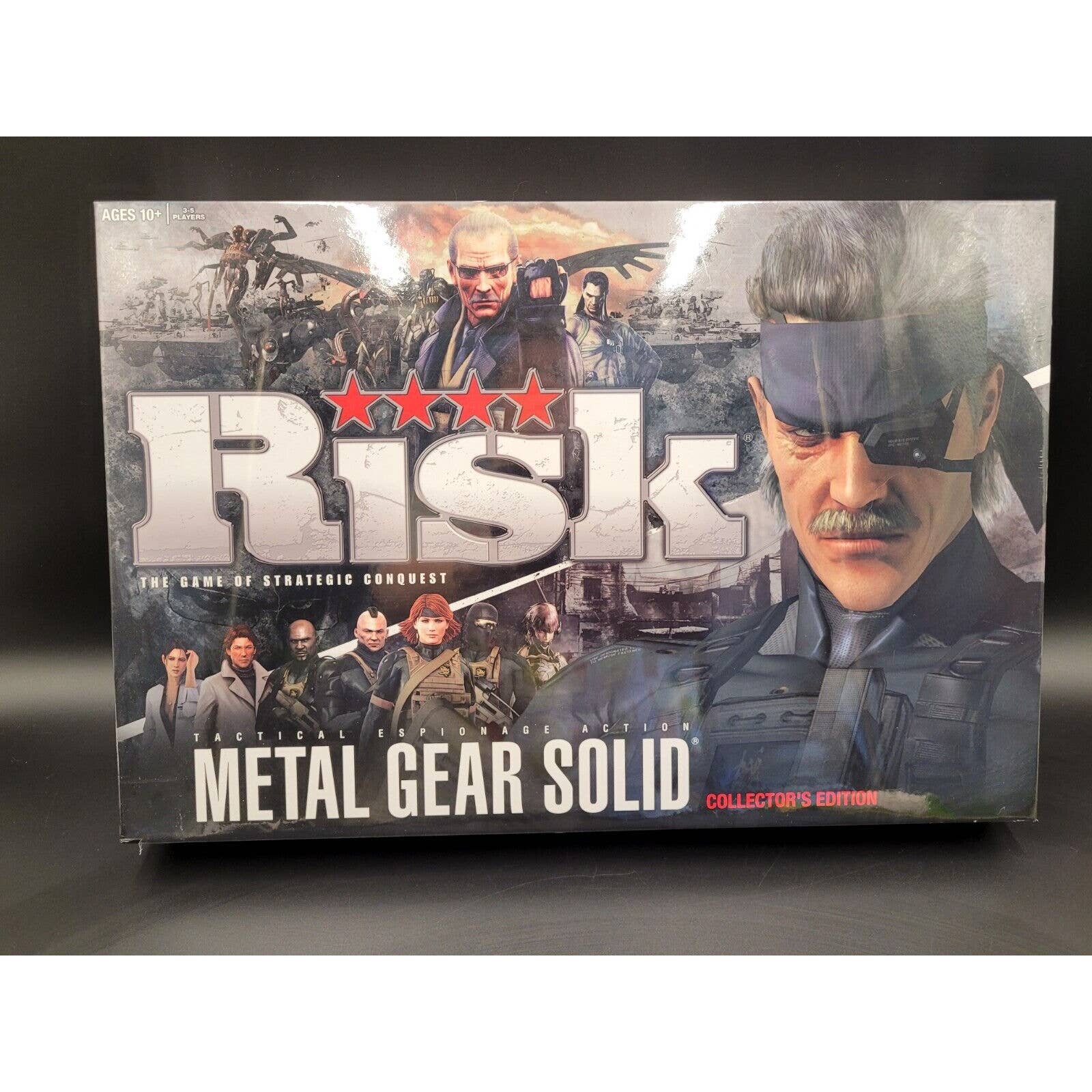 Risk Metal Gear Solid Collectors Edition 2011 USAOPOLY Board Game Strategy