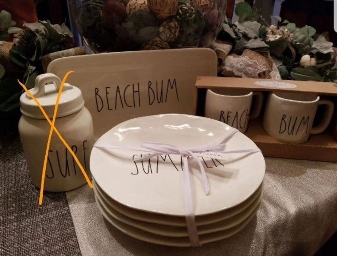 Rae Dunn Beach Bundle Beach Bum