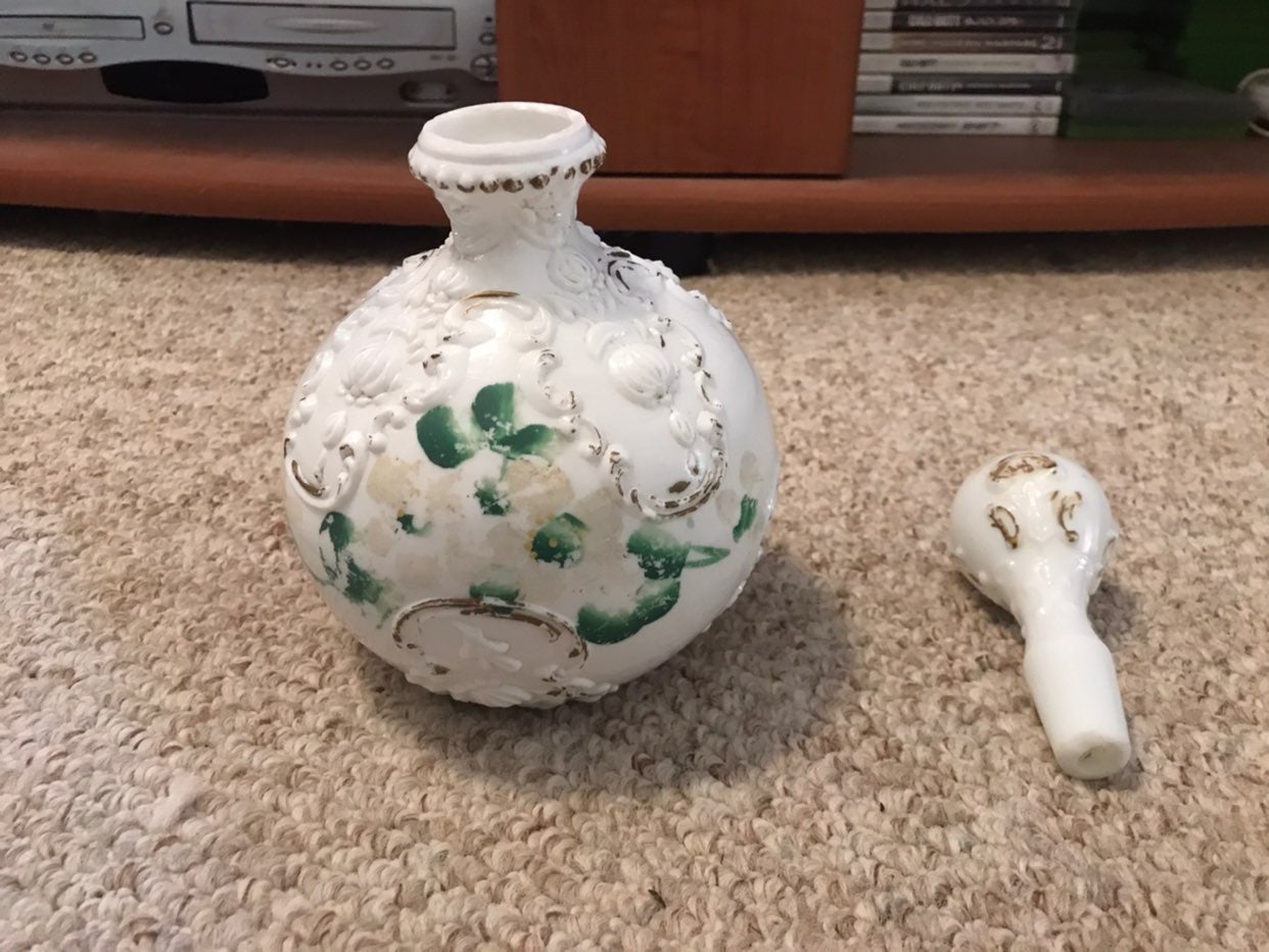 Victorian Barber decanter with stopper
