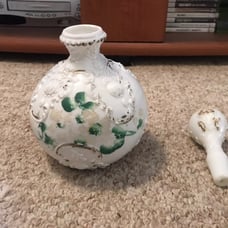 Victorian Barber decanter with stopper