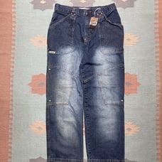 Vintage y2k baggy jeans enyce faded southpole style double knee skater 32x30