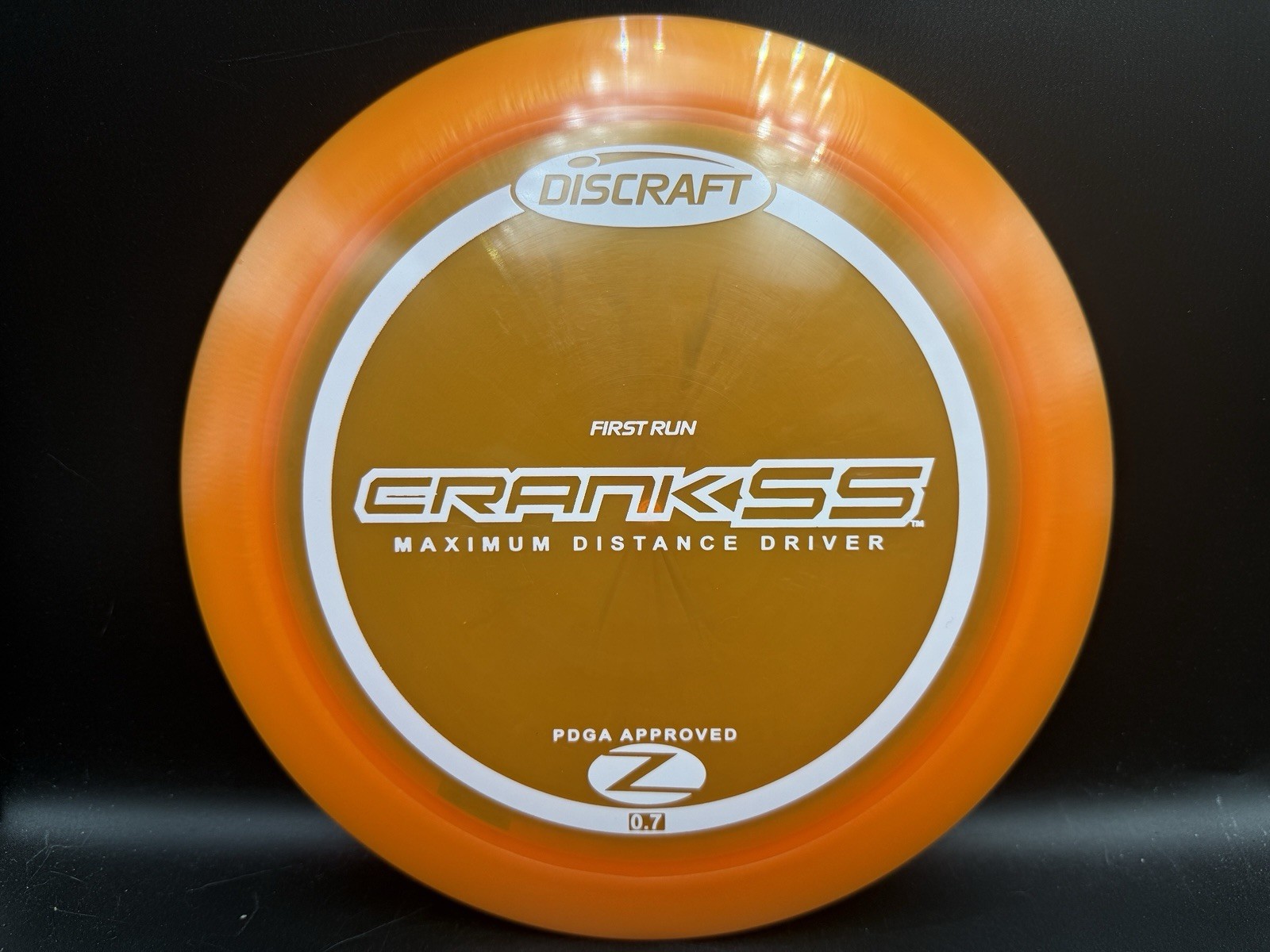 Discraft First Run Elite Z Crank Orange W/ White Stamp 167-169 G