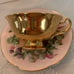 Vintage Rosina Gold & Pink Teacup WOW
