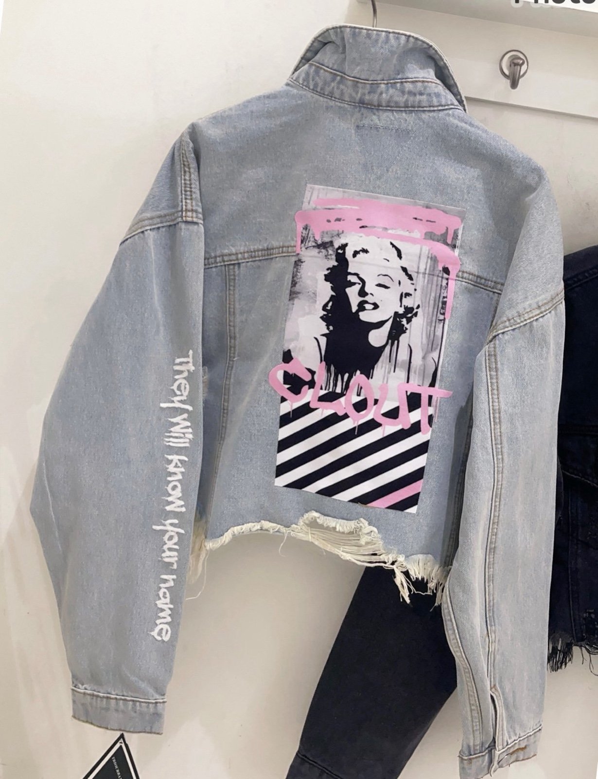 NWT Marilyn Monroe Jean Jacket