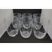 Set of 6, 4oz Juice Milk Glass Tumblers kids clear glasses