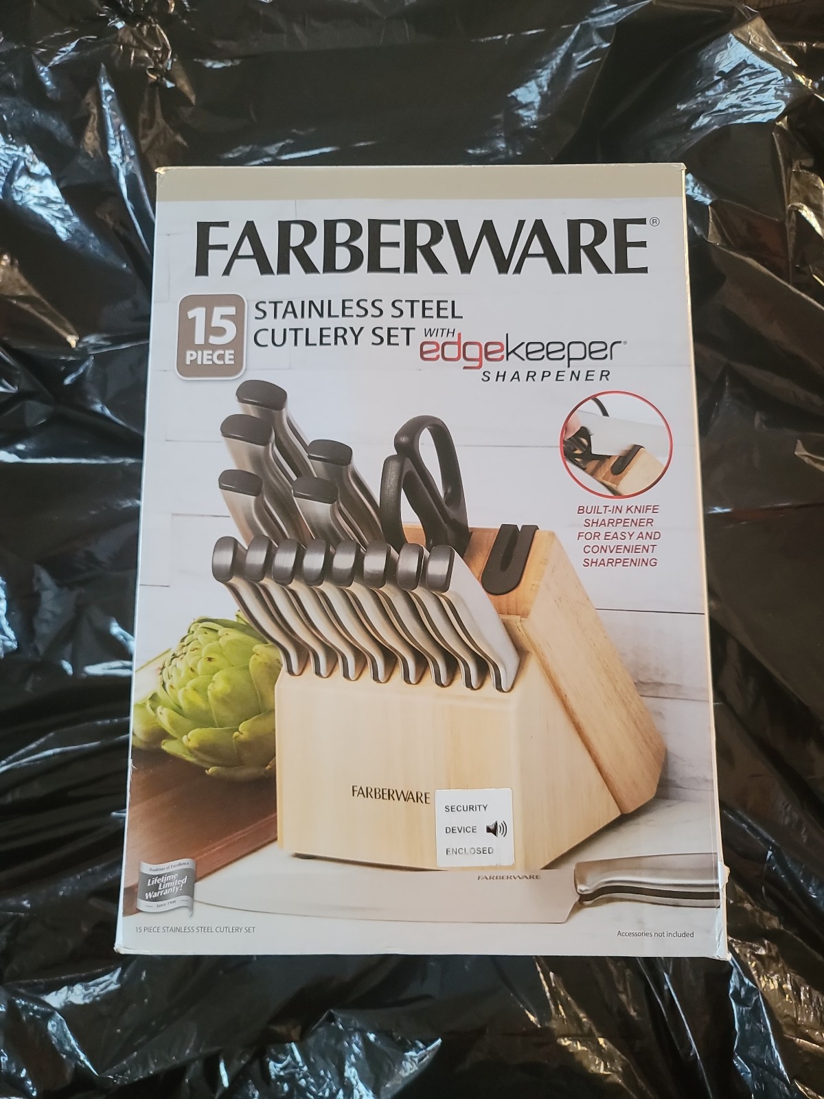 Farberware 15 piece stainless steel cutlery set