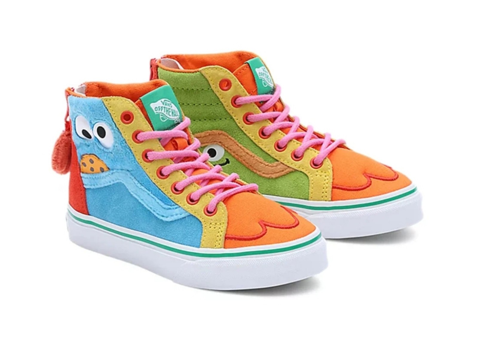 VansnVans X Sesame Street Sk8-Hi - Kids Size 3Y