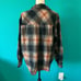 NWT ee:some Black & Orange Plaid Pocket Western Shacket Shirt Jacket Size S