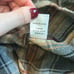 NWT ee:some Black & Orange Plaid Pocket Western Shacket Shirt Jacket Size S