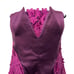 Laundry by Shelli Segal Purple Strapless Mini Dress Floral Crochet size 4 Y2K