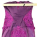 Laundry by Shelli Segal Purple Strapless Mini Dress Floral Crochet size 4 Y2K