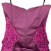 Laundry by Shelli Segal Purple Strapless Mini Dress Floral Crochet size 4 Y2K