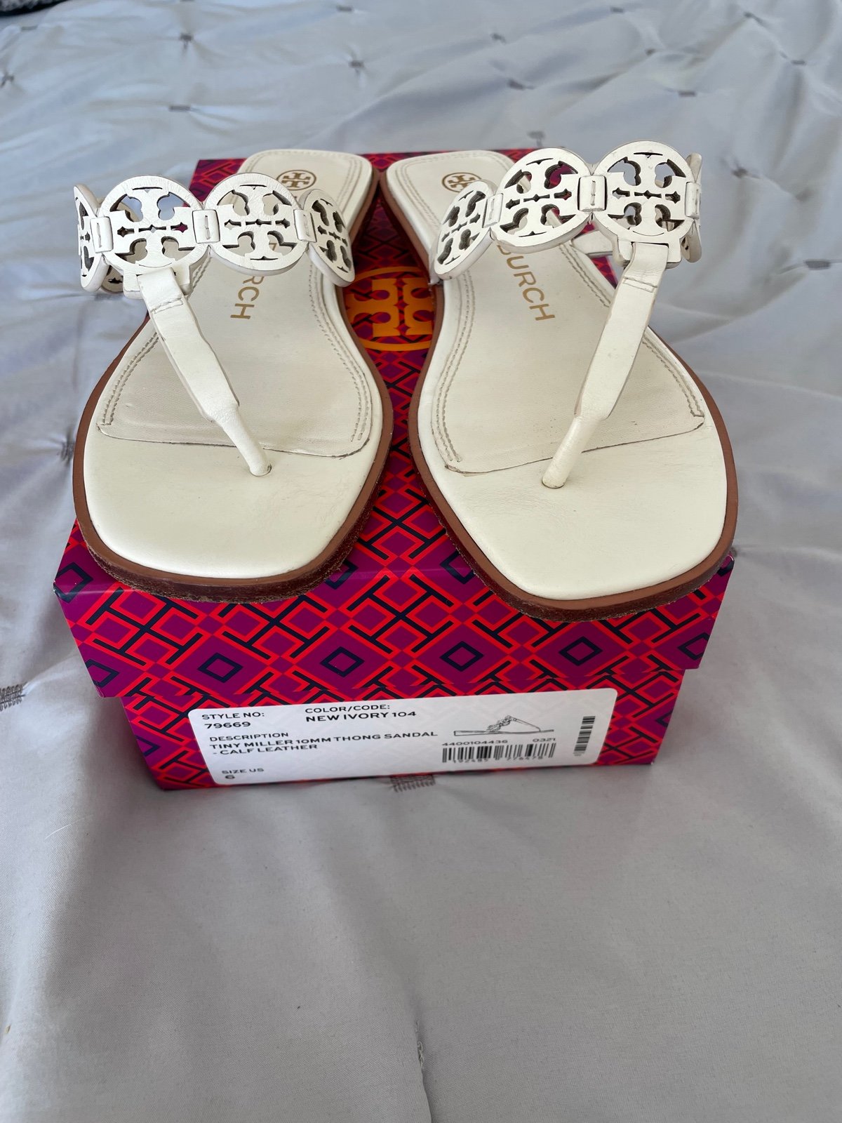 Tory Burch tiny miller calf leather