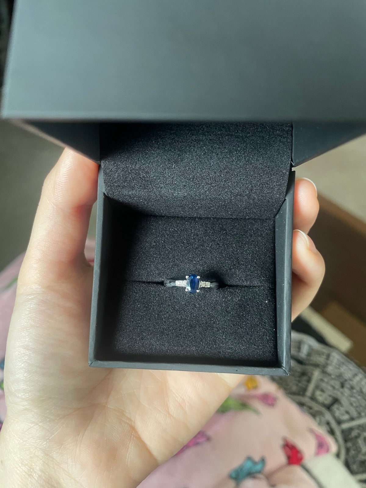 blue sapphire Ring