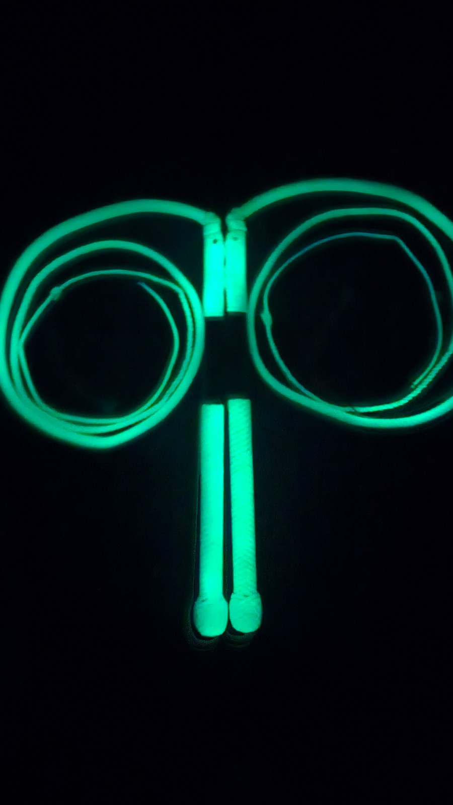 5' Stockwhips Glow in the Dark (Matching)