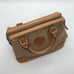 Vintage ROBERTO ROMA Italy Purse Brown Reptile Leather 2 Handle HandBag Satchel