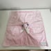 Elegant Baby Pink Purple Elephant Security Blanket Lovey Lovie Satin Back Bow