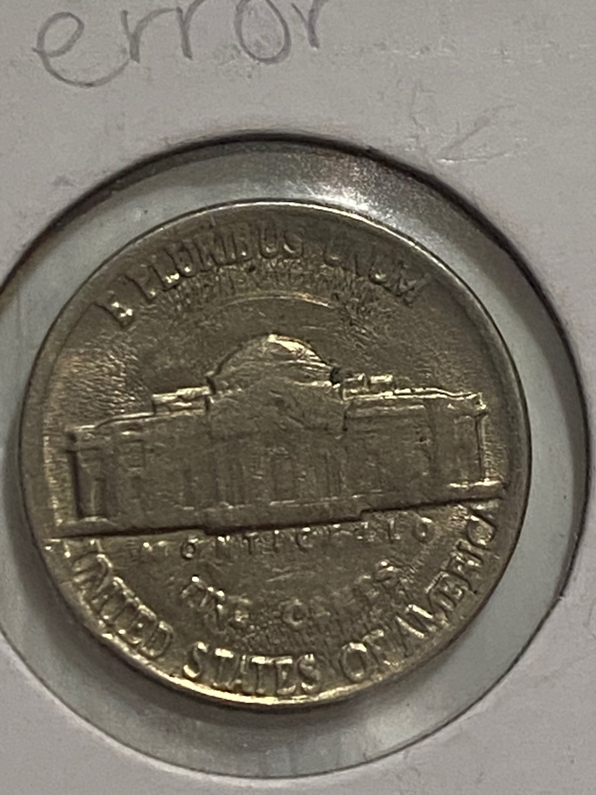 1983 P nickel errors