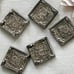 Vintage Abalone Paua Shell Jewelry Beads Pieces