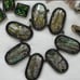 Vintage Abalone Paua Shell Jewelry Beads Pieces