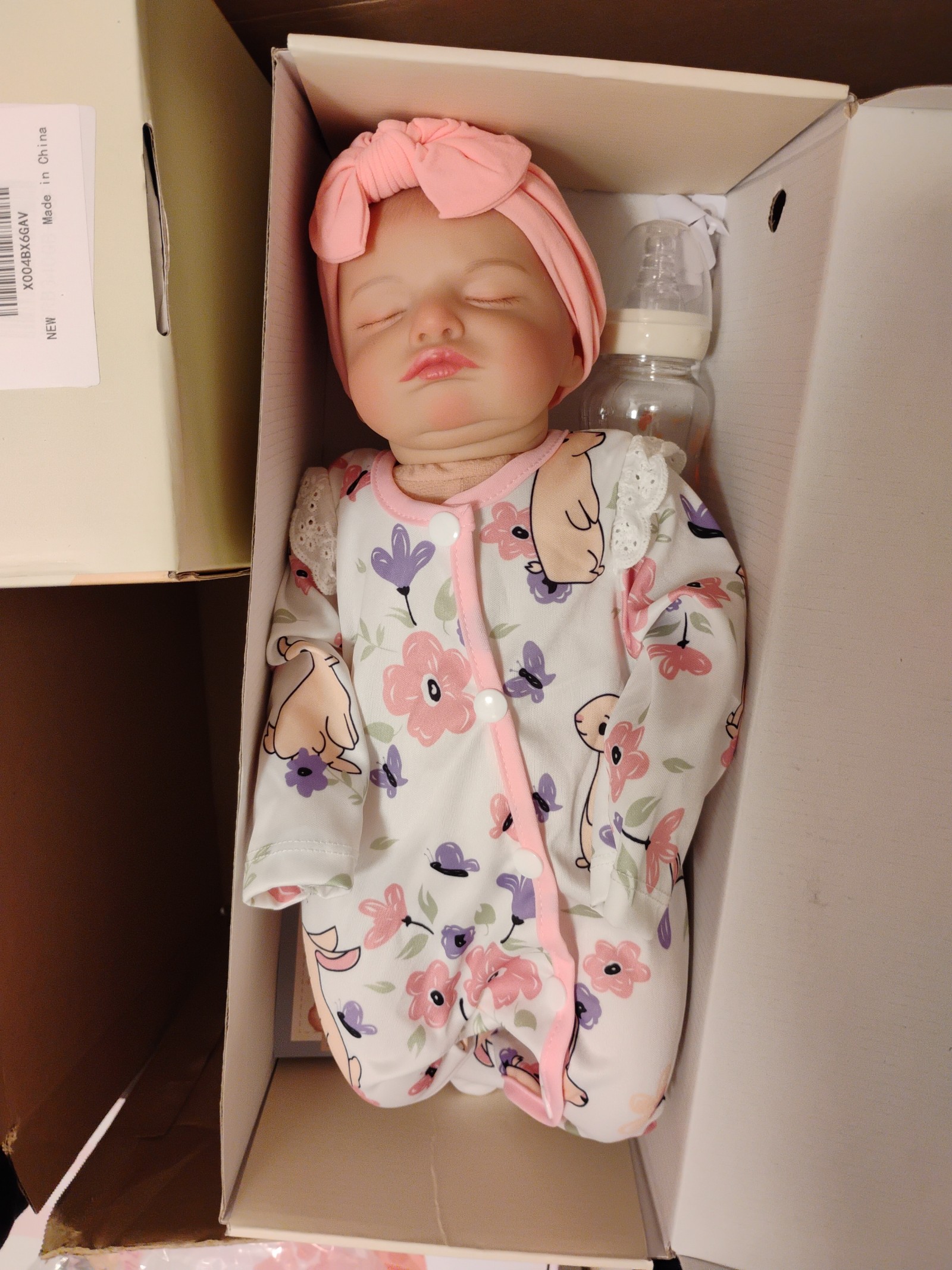 Newborn reborn baby girl