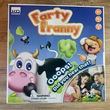 Farty Franny Board Game: KD Games: Funny Cow Family Kids Game: RARE