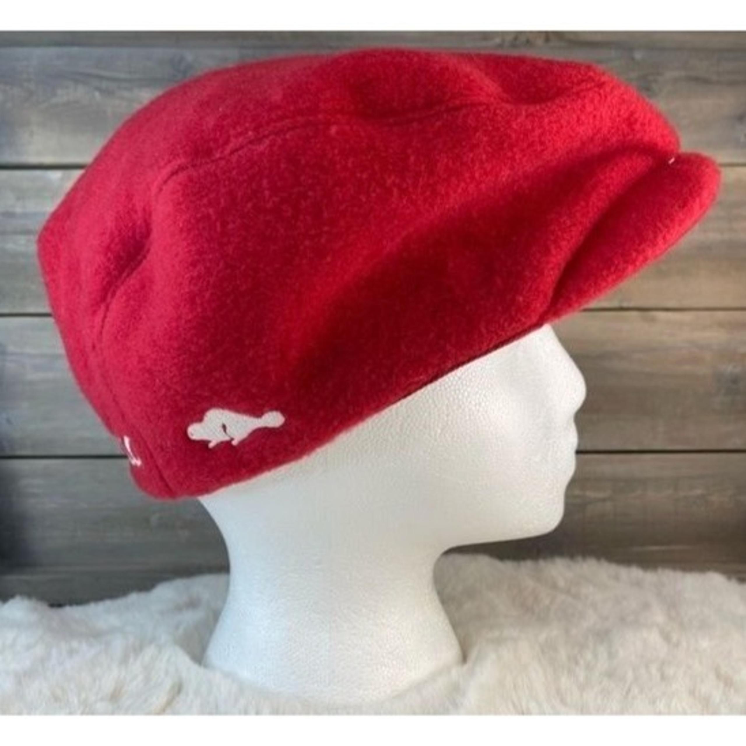 Vintage Roots Canada 1998 Newsboy Hat Cap Fleece Beret Sz Medium