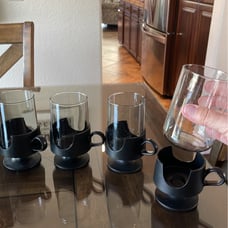 Vintage glas-snap by Corning these are great for hot or cold drinks